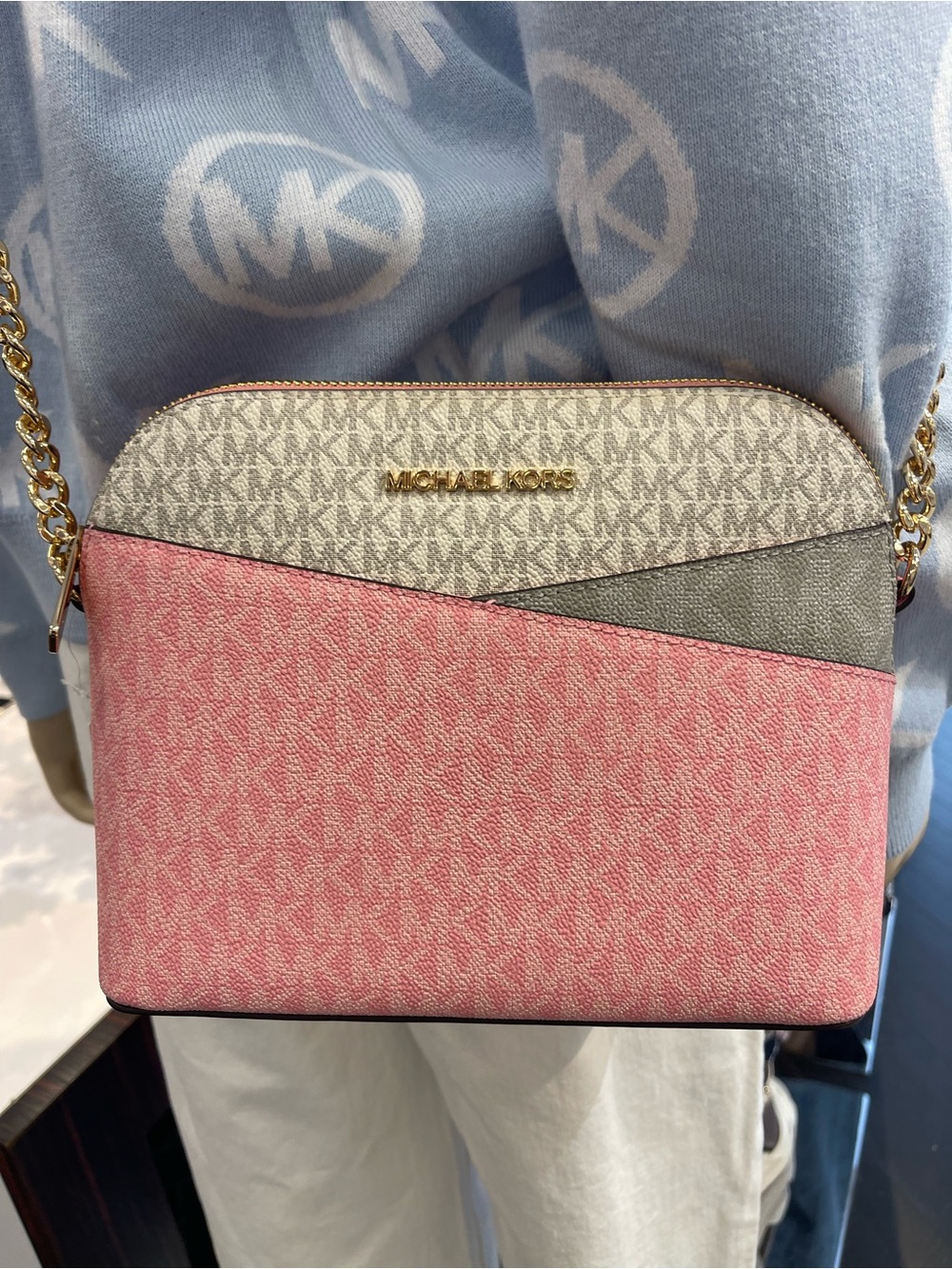 MICHAEL KORS JST Md Dome Color-Block Signature Logo Crossbody
Carnation MULT
NWT - Picture 6 of 16